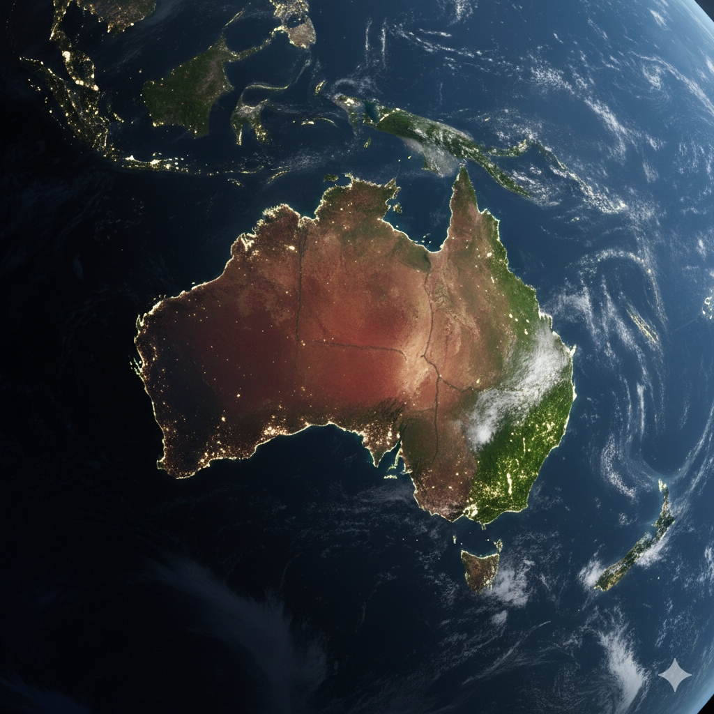 Australia from space